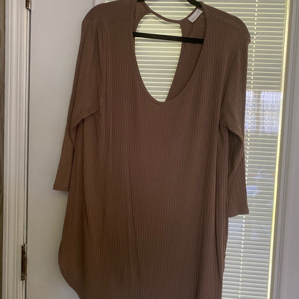 Goldspark Brown long sleeve shirt
